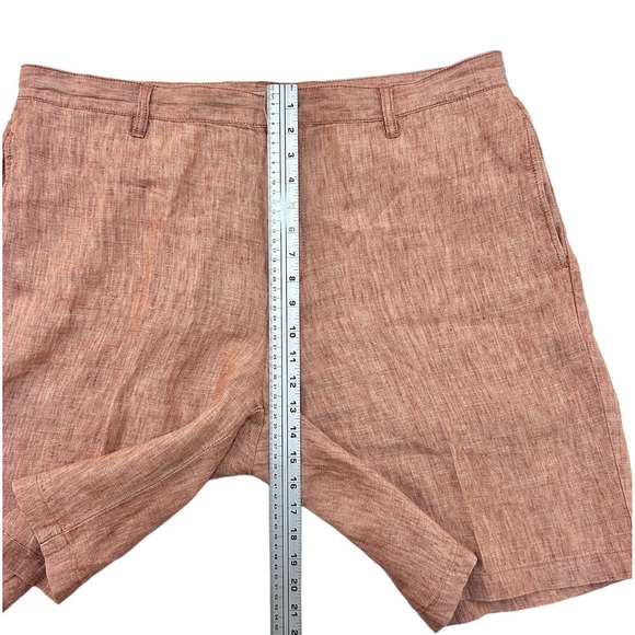 Madda Fella Shorts Key West Truman Linen Customs House‎ Brick Size 40 Resortwear - Picture 6 of 13